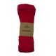 Klasické žebrované punčocháče, bavlna, červené