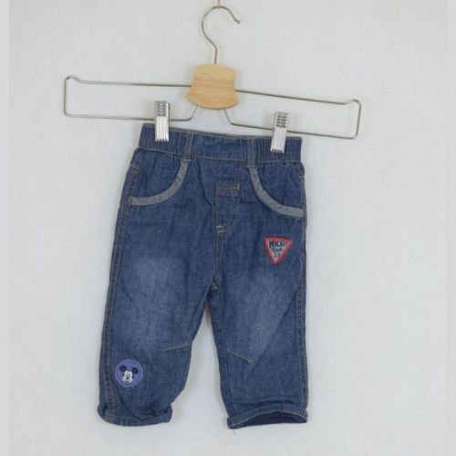 Zateplené jeans s Mickey George, vel. 68