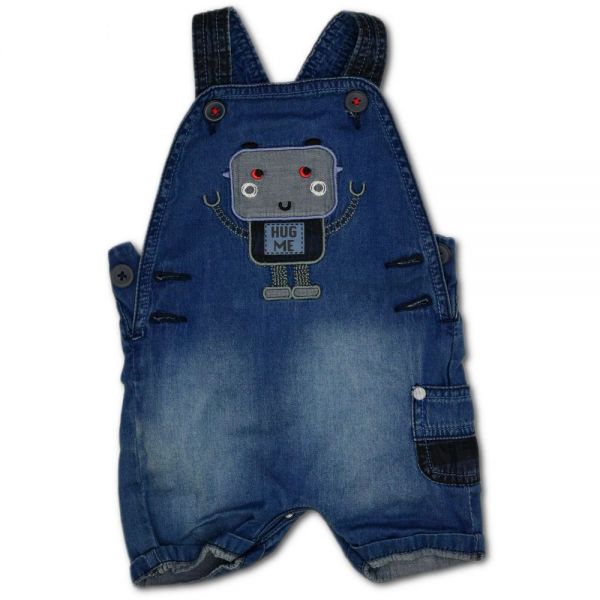 Jeans overal s robotem Nutmeg, vel. 68