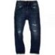 Modré jeans s prošoupáním George, vel. 104