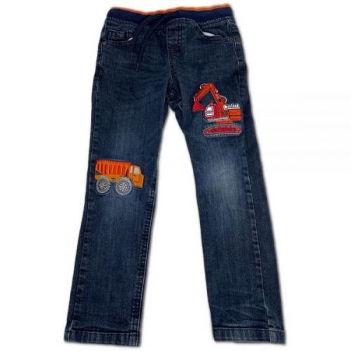 Modré jeans s auty Bluezoo, vel. 110