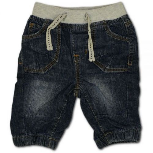 Modré zateplené jeans Early days, vel. 62