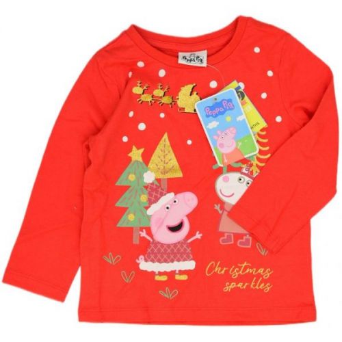 Červené triko Peppa Pig Matalan, vel. 80