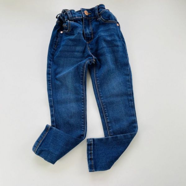 Modré jeans Primark, vel. 110