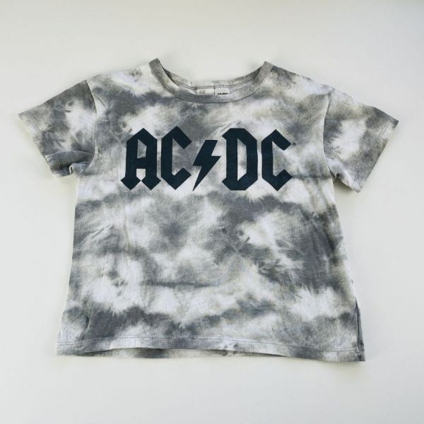 Šedé triko AC/DC H & M , vel. 104