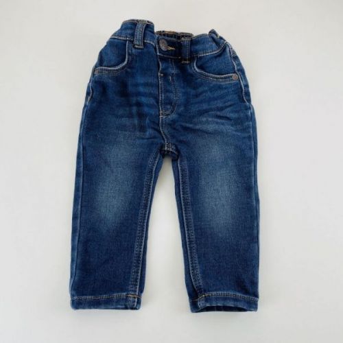 Modré pružné jeans George, vel. 74