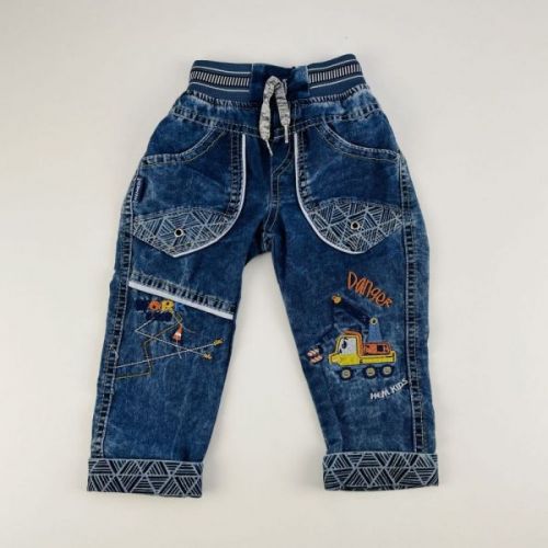 Modré jeans, vel. 68